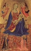 Fra Angelico Madonna and Child with Angles oil